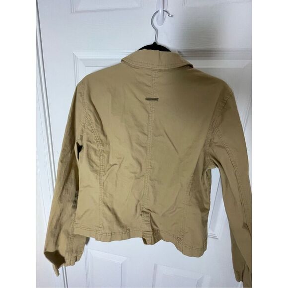 DKNY women’s Jean jacket tan size XL - Picture 2 of 5